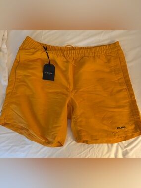Filson Larch Gold Cooper Lake Trunks - Bright Gold